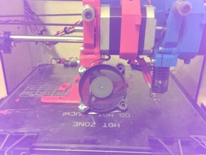 40 mm fan bracket 3d printer extruders direct drive extruder j-head 3d print model - Mito3D