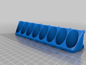 pegboard nut screw driver holder tool holders & boxes customized 3d print model - Mito3D