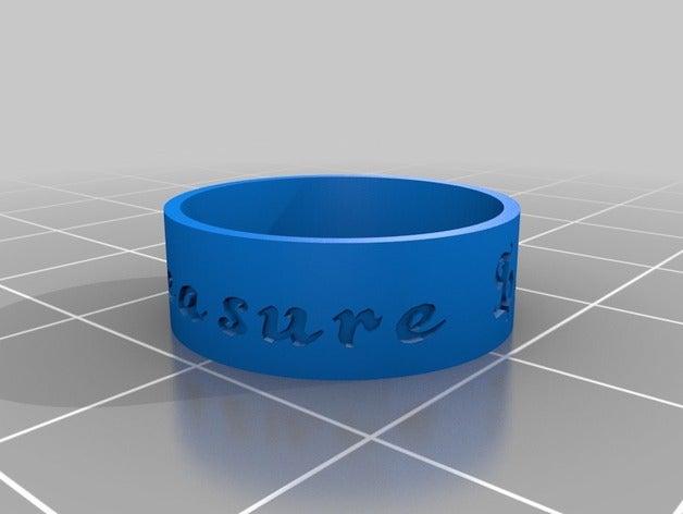le trésor les anneaux personnalisé 3D print model - Mito3D