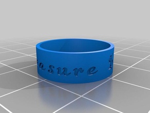 treasure rings customized 3d print model - Mito3D