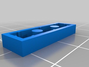 1x3 telha brinquedos de construção personalizado 3d print model - Mito3D