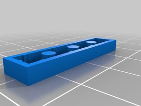 1x4 piastrelle costruzione di giocattoli su misura 3d print model - Mito3D