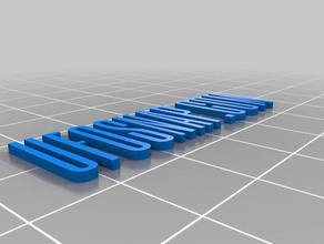 ufosnapkeychaintext organizasyon özelleştirilmiş 3d print model - Mito3D