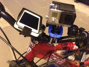 gopro iphone 5 thule case universal Fahrrad-Halterung sport & im freien Fahrrad mount 3d print model - Mito3D
