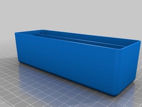 triple tray tool holders & boxes customized 3d print model - Mito3D