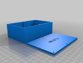 enclosure box 120x80x40mm 3d printing electronics enclod sure 3d print model - Mito3D