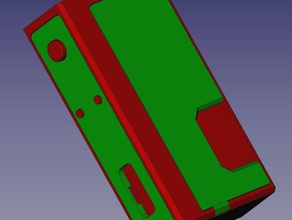 evolución dna40 cuadro mod - alimentador inferior diy caja de la batería fondo adn vaper vapers 3d print model - Mito3D