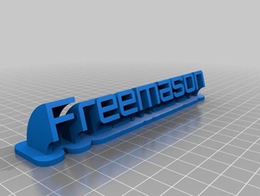freemason office customized 3d print model - Mito3D