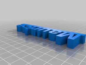 maurice accessories name 3d print model - Mito3D