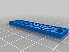 Schlüsselanhänger christine - Zubehör 3d print model - Mito3D