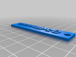 Schlüsselanhänger g rlitzerstr - Zubehör gr Schlüssel littzers schls sel tr 3d print model - Mito3D