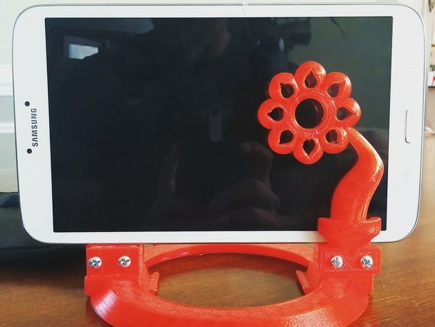 soporte para la tableta samsung 3D print model - Mito3D