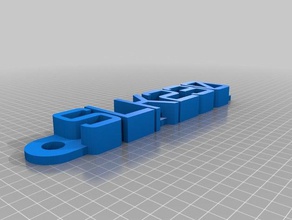 slk 230 Schlüsselanhänger v02 - Organisation kundengebundene 3d print model - Mito3D