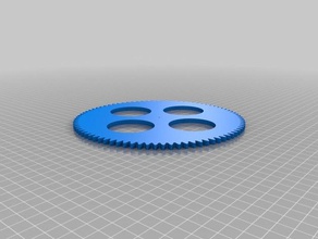 involute spur gear 5mm 84teeth hobby customized 3d print model - Mito3D