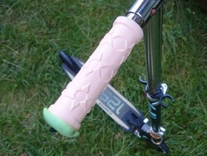 kids bike handlebar grips sport & outdoors barspin bicycle daniel grip handle ninjaflex noree tpe 3d print model - Mito3D