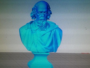 better tennyson scans & replicas 3d print model - Mito3D