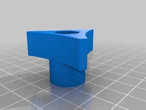snap lock knob parts 3d print model - Mito3D