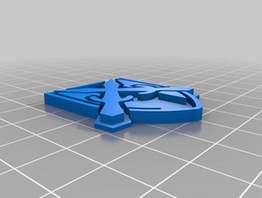 skyrim Kleingedruckte symbol Requisiten 3d print model - Mito3D