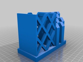 el diseñador de penstand fuentes la casa 3d print model - Mito3D