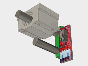 prusa i3 - y endstoper holder 3d printer parts endstop 3d print model - Mito3D
