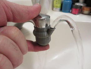 desviador de água torneira do banheiro casa banho fluxo desvio tipo letra a fonte bico 3d print model - Mito3D