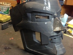 dr doom maschera smussate accessori 3d print model - Mito3D