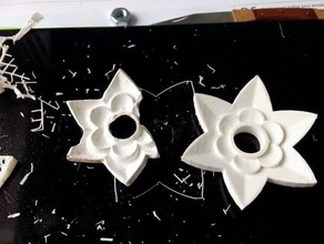 forged star art etoile fonte 3d print model - Mito3D
