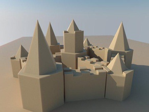 castillo de arena los moldes juguetes construcción la playa buildacastle 3d print model - Mito3D