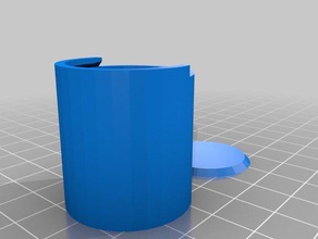 waste can containers customized 3d print model - Mito3D