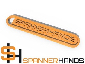 spannerhands Schlüsselanhänger Farbe swatch 3d-Druck-tests key fob 3d print model - Mito3D