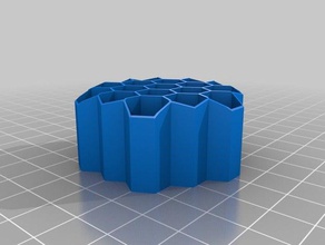 benim Petek kalem tutucu özelleştirilmiş organizasyon 3d print model - Mito3D