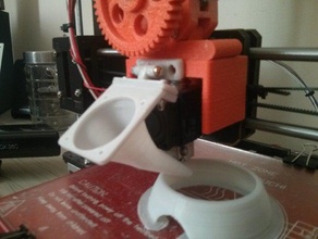 duto do ventilador graber i3 Impressora 3d acessórios acessório 3d print model - Mito3D