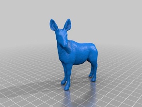 okapi a los animales scan 3d print model - Mito3D