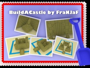 castelo medieval A impressão 3d buildacastle 3d print model - Mito3D