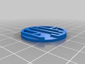 monogram jewelry customized 3d print model - Mito3D