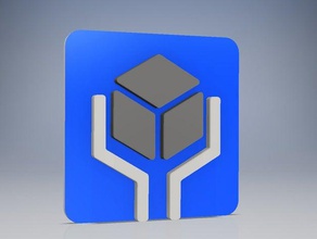 hwc - handle care clan logo computer 3d print model - Mito3D
