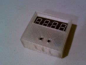 kit de relógio caso eletrônica baterias diy caixa eletrônico 3d print model - Mito3D