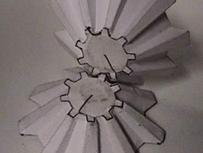 paper printable bevel gears other featured pepakura 3d print model - Mito3D