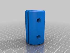 shaft coupler 8mm 6mm 3d printer parts customized 3d print model - Mito3D