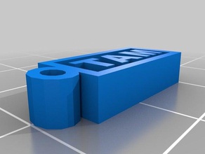 rectangle tag customize accessories customizer 3d print model - Mito3D