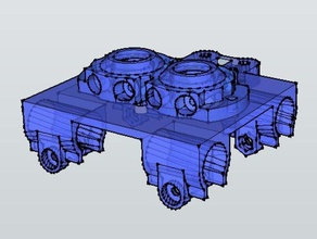 prusa mendel double buse de l'installation L'imprimante 3d pièces e3d v6 clone 3d print model - Mito3D