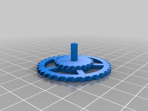 openscad helical gears customized 3d print model - Mito3D