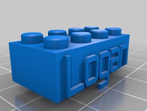 logan Bau-Spielzeug kundengebundene 3d print model - Mito3D