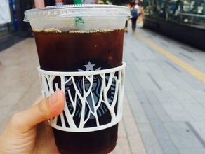 tree cup holder starbucks venty grande accessories coffee cups cupholder eco ecology 3d print model - Mito3D