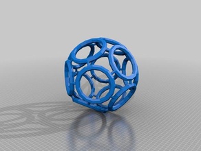 circle 3d printing apizzamonsterpizzafart fart 3d print model - Mito3D