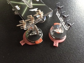 star wars armada de navires pour placer des marqueurs jouets & accessoires jeux xwing 3d print model - Mito3D