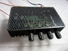 audio amp cover electronics enclosure 3d print model - Mito3D