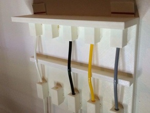 filament wallsupport wandhalter 3d printer accessories holder spool filma ultimaker 3d print model - Mito3D