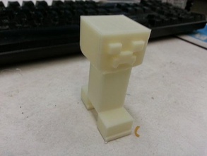 minecraft creeper creature 3d print model - Mito3D