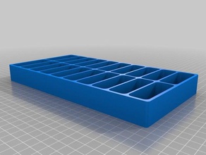 my customized round organizer containers 3d print model - Mito3D